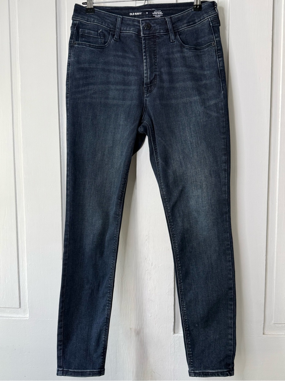 Old Navy High-Rise Rockstar Super Skinny Jeans Dark Wash - 10